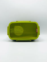 Uissbia Plastic Lunch Box, Good Capacity 2 Compartments, Plastic Leak-Proof Food Container